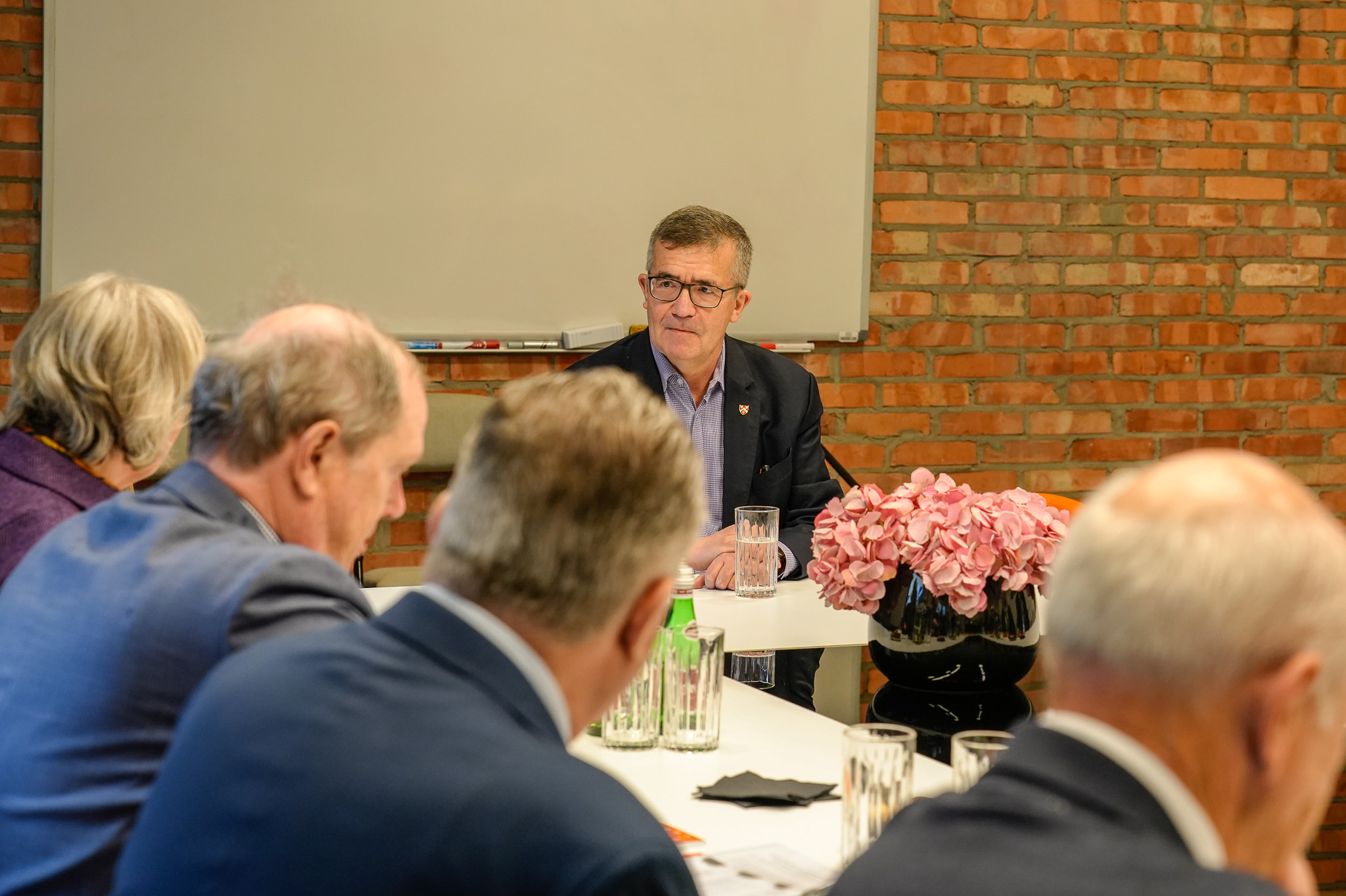 Zdjęcie Przedstawiciele londyńskiego National Liberal Club z wizytą w ATA
