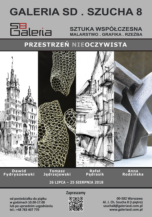 Studenci Architektury w Galerii SD. Szucha 8 z wystawą  pt. Przestrzeń (nie)oczywista — zdjęcie 1, Akademia Techniczno-Artystyczna (ATA)